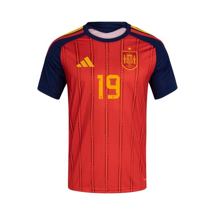 Adidas Spain 26 Home Yamal Jersey 'Vivid Red/Soccr-Seu-Snx'