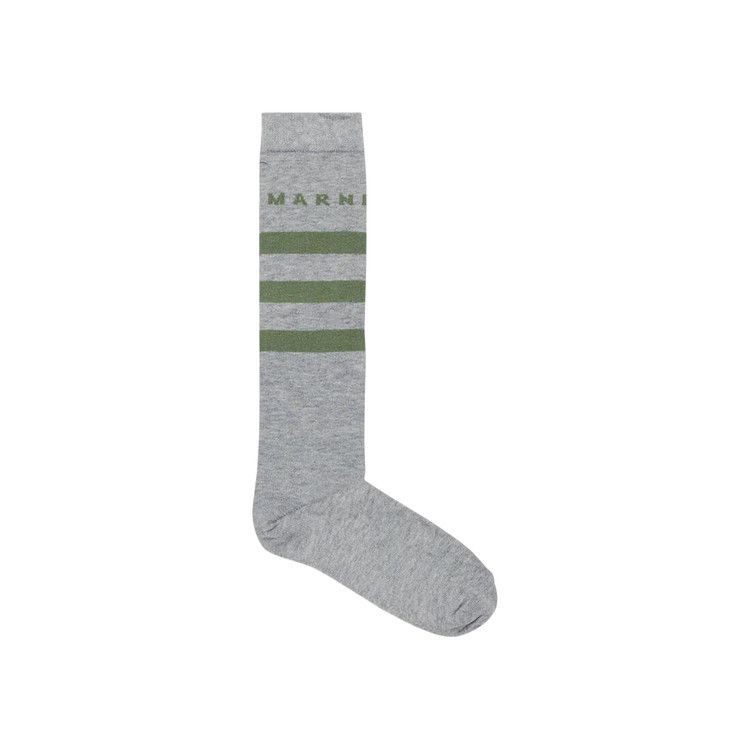 Marni Kids Socks 'Grey/Green'