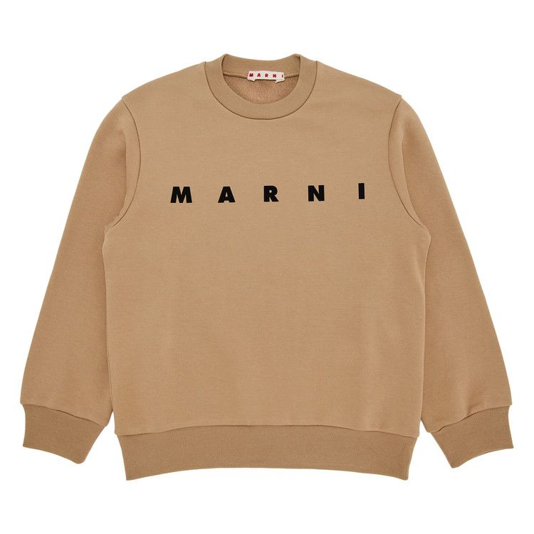 Marni Kids Unbrushed Fleece Sweatshirt 'Tan'