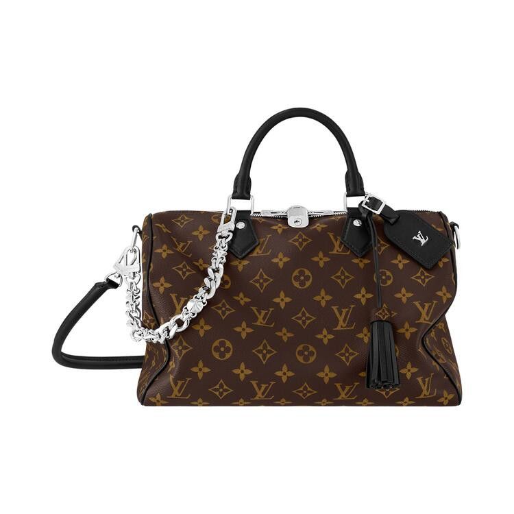 Louis Vuitton Speedy Soft 30 'Monogram Black/Brown Monogram Canvas'