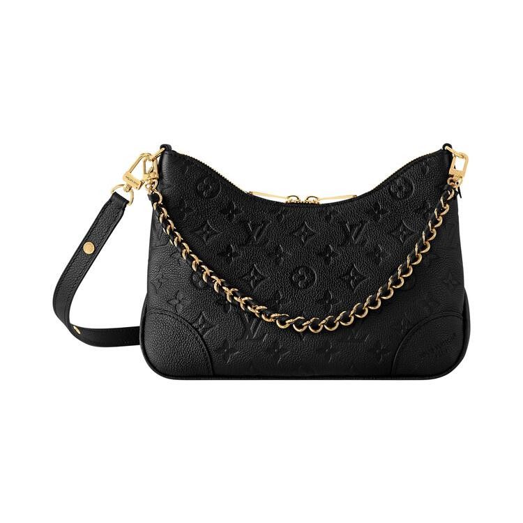 Louis Vuitton Boulogne PM 'Black Monogram Embossed Empreinte Cowhide Leather'