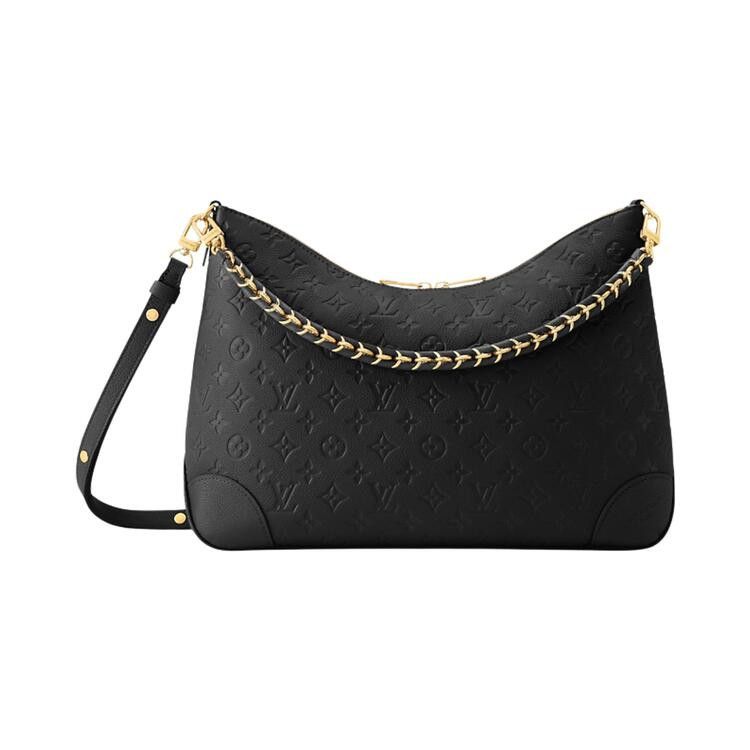 Louis Vuitton Boulogne GM 'Black Monogram Embossed Empreinte Cowhide Leather'
