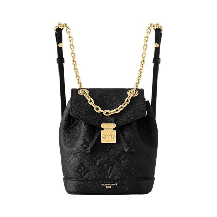 Louis Vuitton Nano Noé Backpack 'Black Monogram Embossed Empreinte Cowhide Leather'