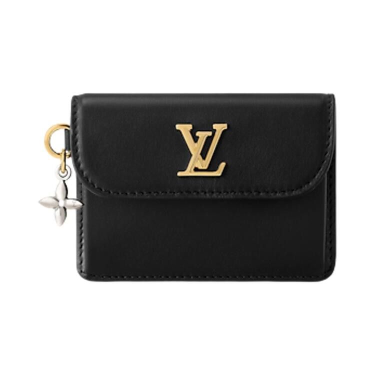 Louis Vuitton Tiny Recto Verso Card Holder 'Black Calfskin Leather'