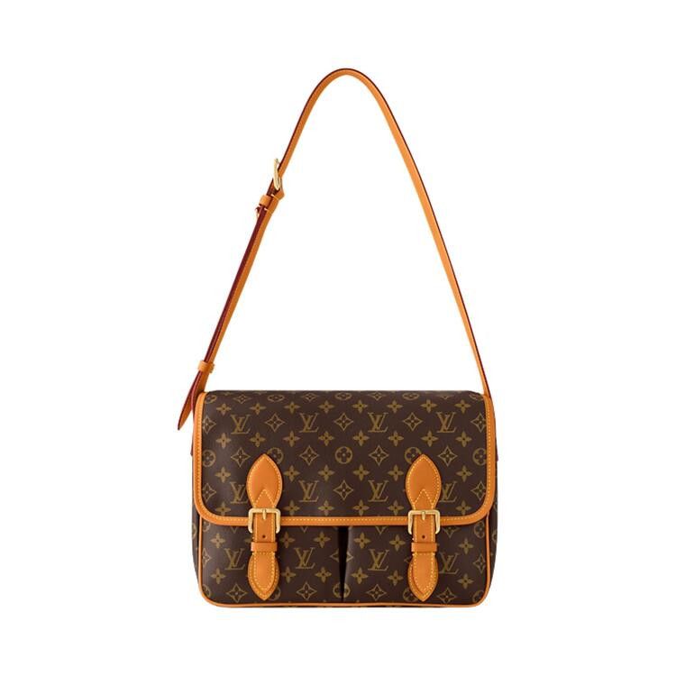 Louis Vuitton Satchel Messenger 'Brown Monogram Canvas'