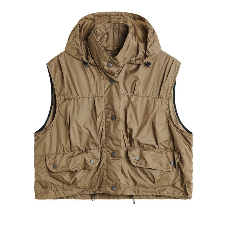Our Legacy Cropped Exhale Puffa Vest 'Cavalry Olive'