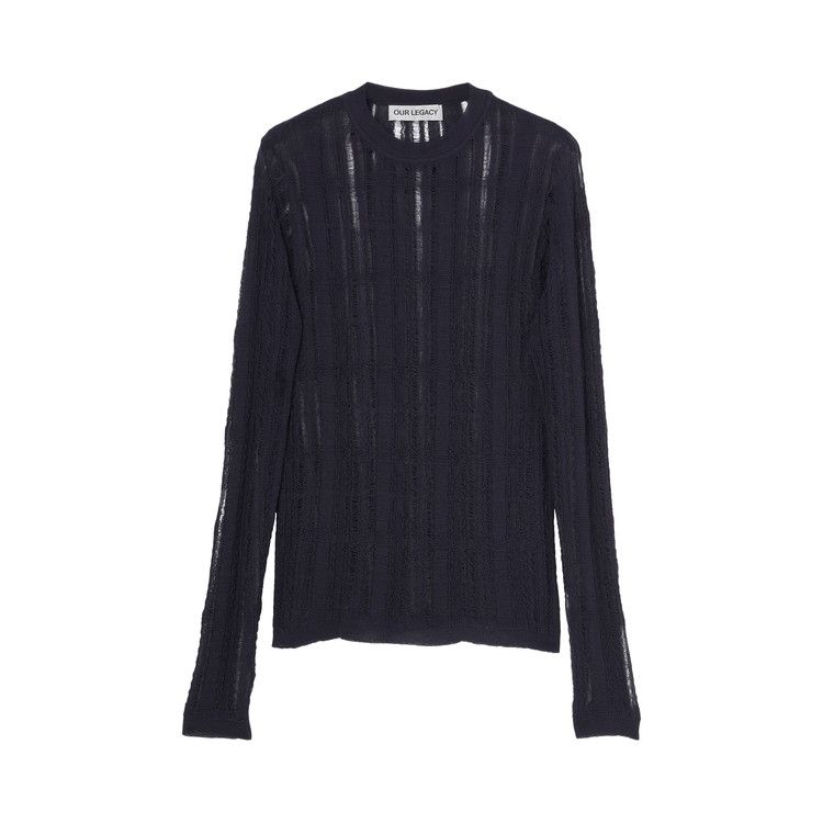 Our Legacy Formal Roundneck 'Washed Navy'