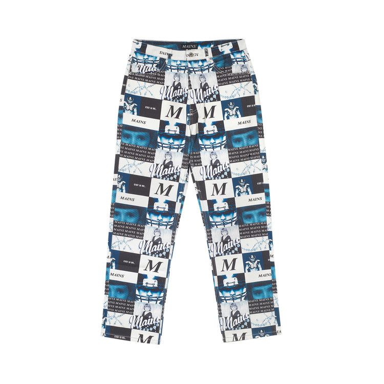MAINS Yearbook Jeans 'Blue/White'
