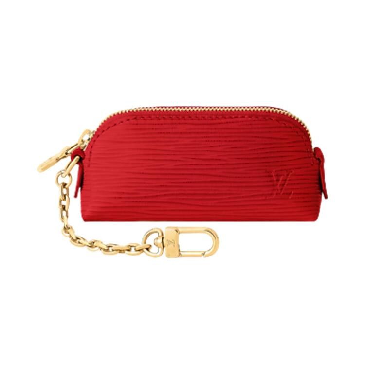 Louis Vuitton Cosmetic Lipstick Pouch 'Rouge Louis ÉPi Leather'