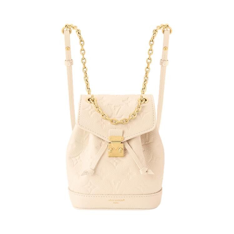 Louis Vuitton Nano Noé Backpack 'Cream Monogram Embossed Empreinte Cowhide Leather'