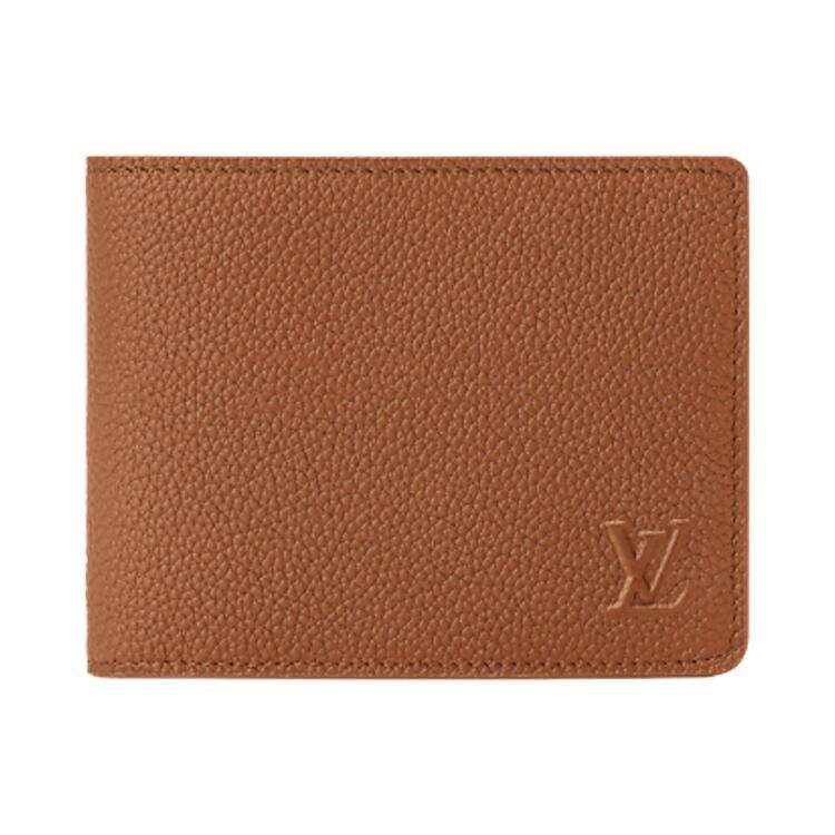 Louis Vuitton Multiple Wallet 'Tan Waxy Calfskin Leather'