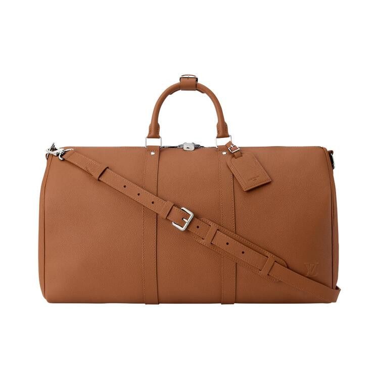 Louis Vuitton Keepall Bandoulière 50 'Tan Waxy Calf Leather'