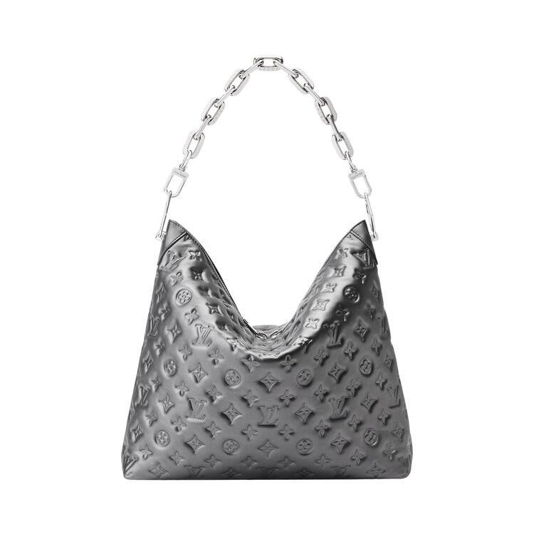 Louis Vuitton Coussin Hobo MM 'Gunmetal Gray Monogram Calfskin'