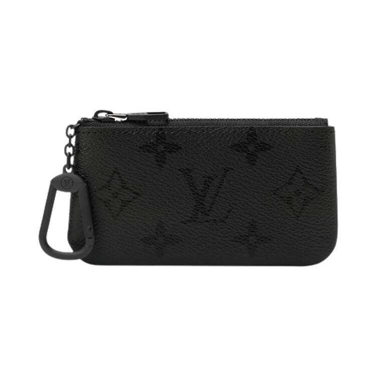 Louis Vuitton Key Pouch 'Black Monogram Midnight Canvas'