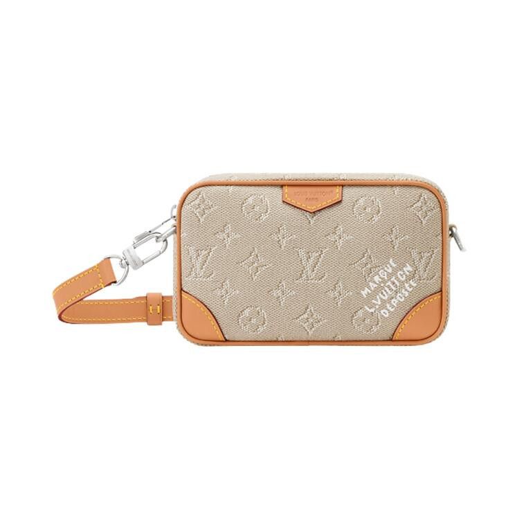 Louis Vuitton Trocadero Wearable Wallet 'Monogram Heritage Linen Canvas'