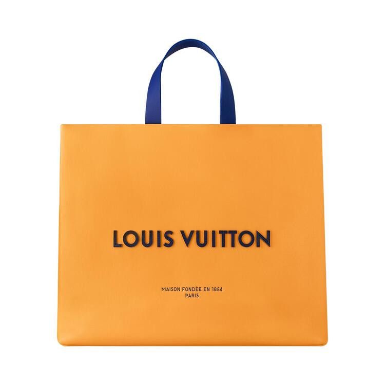 Louis Vuitton Shopper Tote MM 'Saffron Yellow Cowhide Leather'
