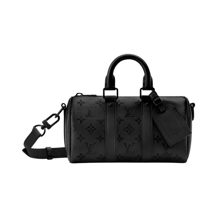 Louis Vuitton Keepall Bandoulière 25 'Black Monogram Midnight Canvas'