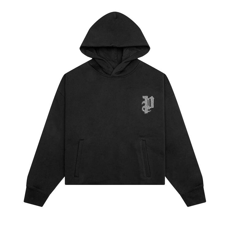 PURPLE BRAND Heavyweight Fleece Oversized Hoodie 'Black'