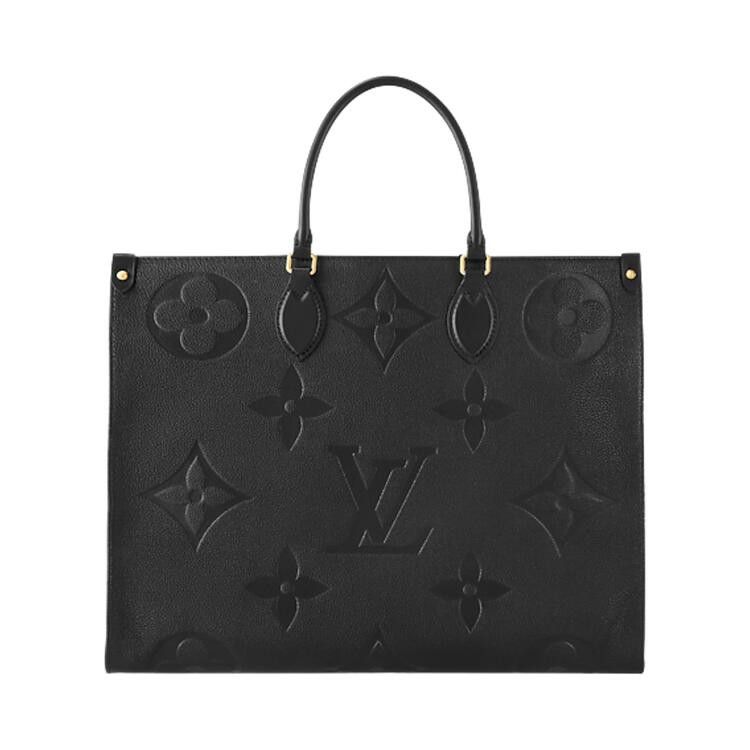 Louis Vuitton Onthego GM 'Black Monogram Embossed Empreinte Cowhide Leather'