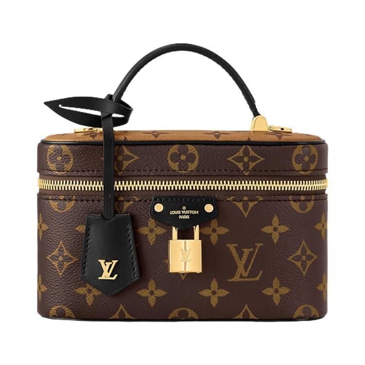 Louis Vuitton Vanity Chain Pouch 'Brown Monogram Canvas'