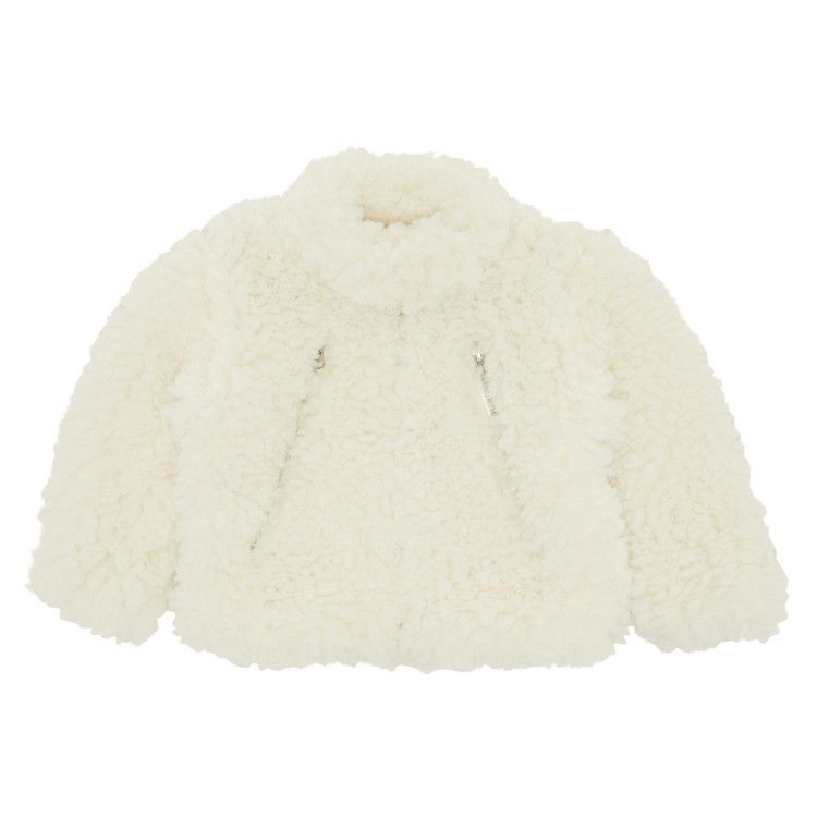 MM6 Maison Margiela Kids Sherpa Jacket 'Off White'