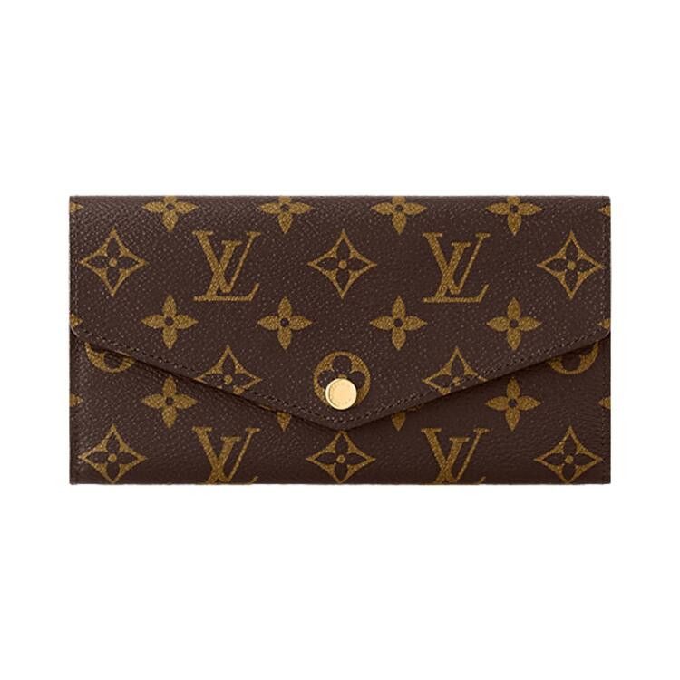 Louis Vuitton Sarah Wallet 'Brown Monogram Canvas'