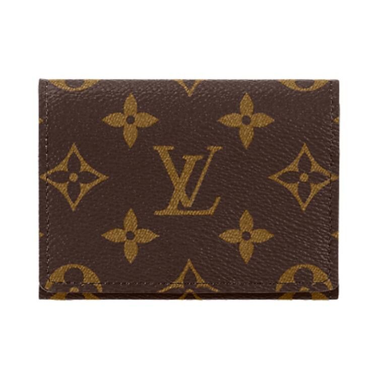 Louis Vuitton Envelope Business Card Holder 'Brown Monogram Canvas'