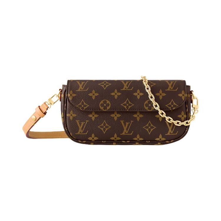Louis Vuitton Wallet On Chain Ivy 'Brown Monogram Canvas'