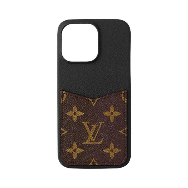 Louis Vuitton Bumper Pallas Iphone 15 Pro Max 'Brown Monogram Canvas/Black'