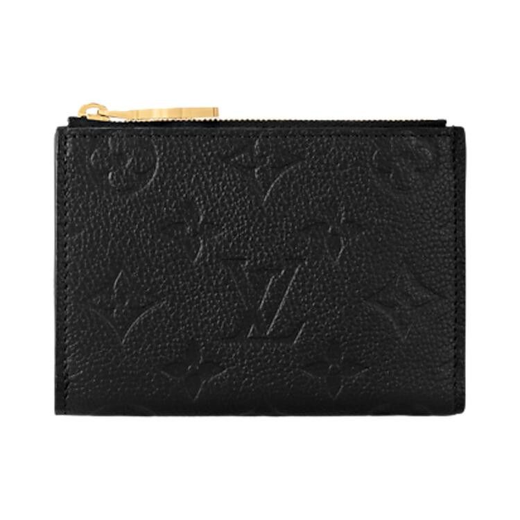 Louis Vuitton Lisa Wallet 'Black Monogram Embossed Empreinte Cowhide Leather'