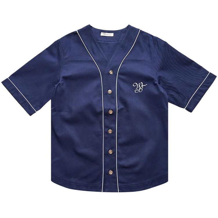 Wales Bonner Freestyle Shirt 'Navy'