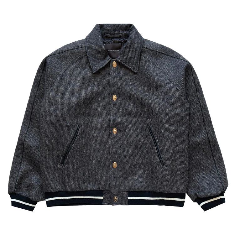 Wales Bonner Homecoming Varsity Jacket 'Grey'