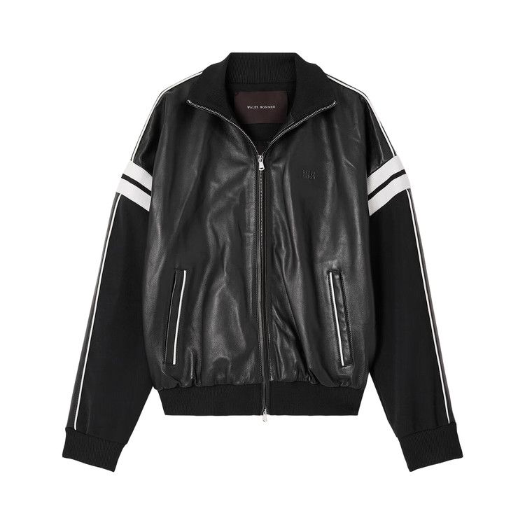 Wales Bonner Nomad Leather Jacket 'Black'