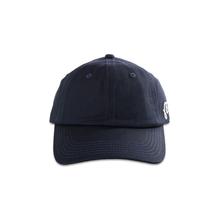 Malbon Evergreen Washed Cotton Twill Dad Hat 'Navy'