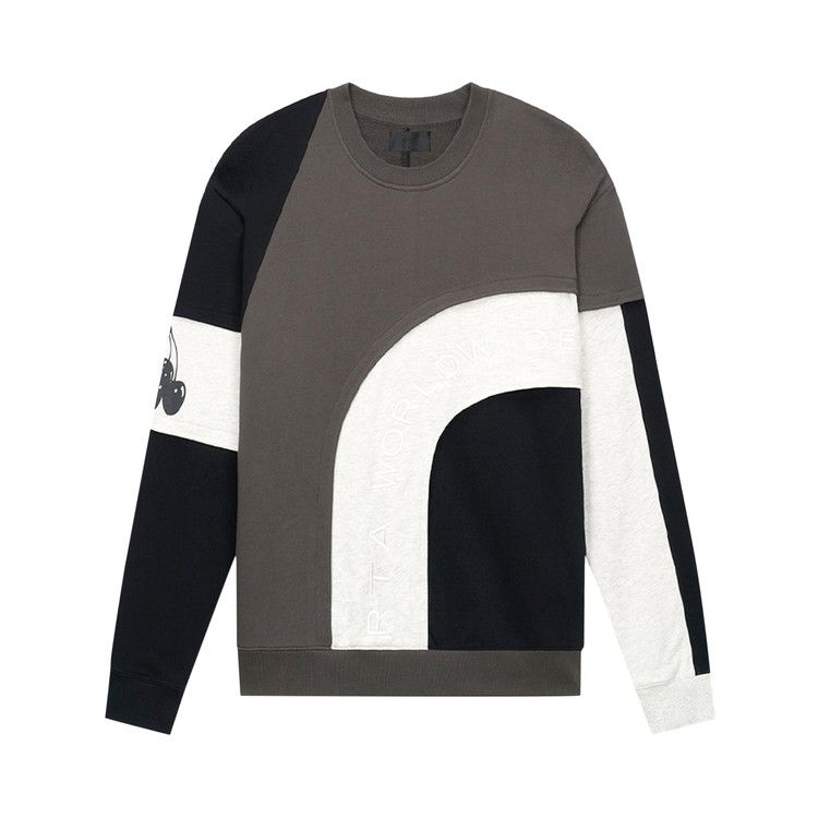 RtA Charles Sweatshirt 'Black/White/Grey Patchwork'