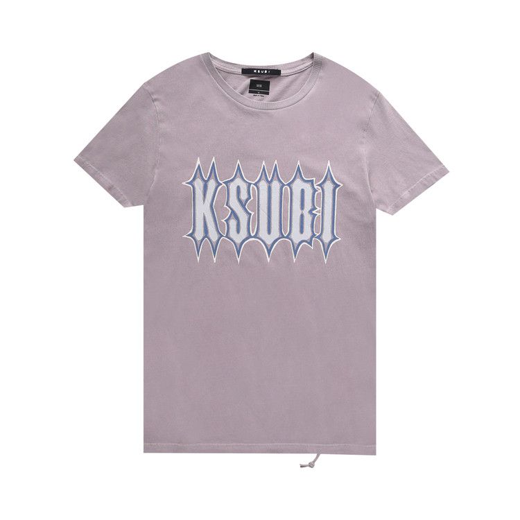 Ksubi Serrated Seeing Lines Tee 'Silt Purple'