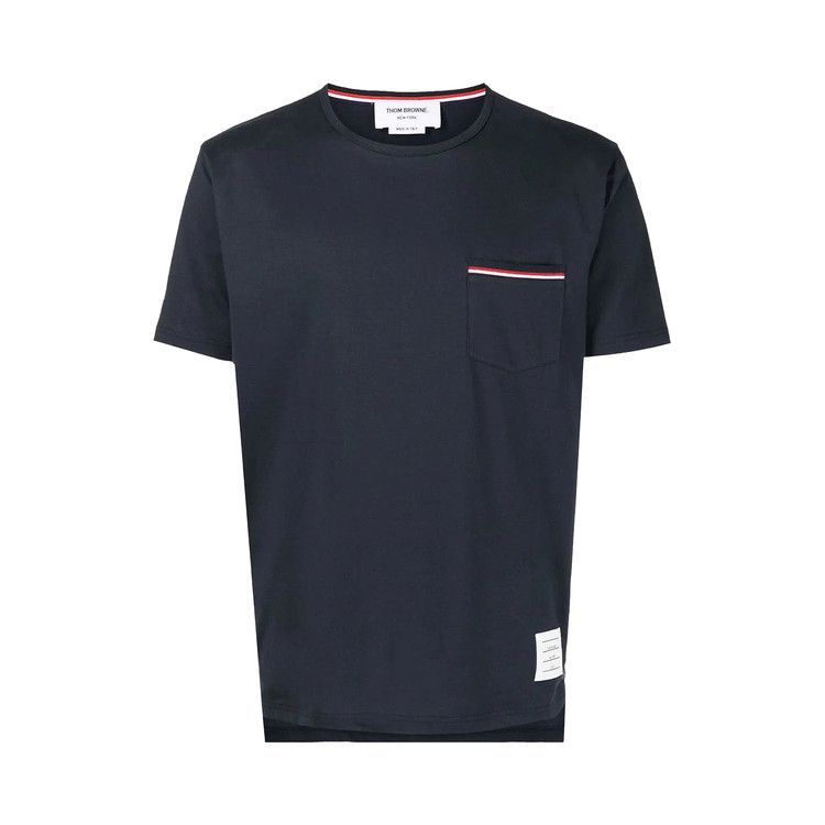 Thom Browne Short-Sleeve Pocket Tee 'Navy'