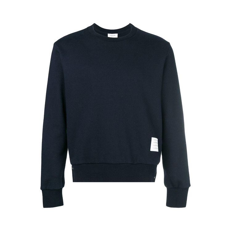 Thom Browne Classic Center Back Stripe Crewneck Pullover 'Navy'