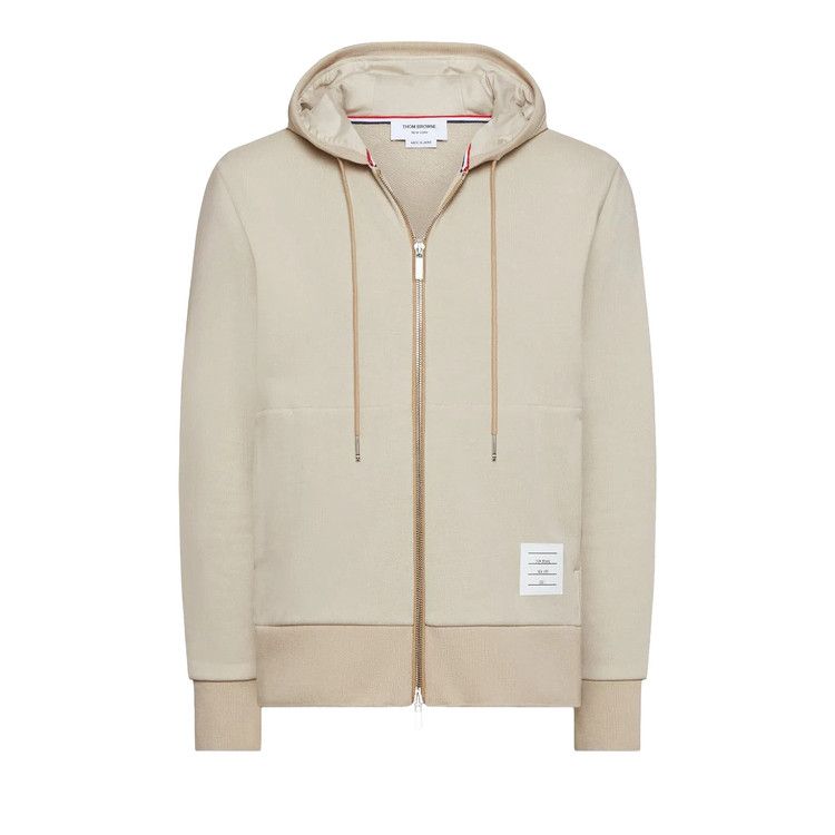 Thom Browne Zip Up Hoodie 'Beige'