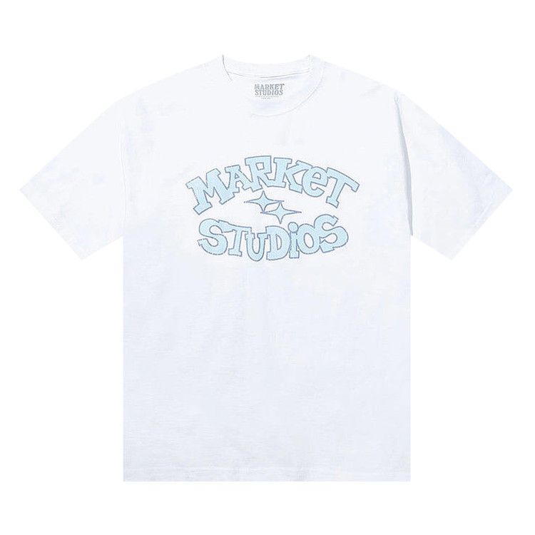 Market Smiley Old School T-Shirt 'White'