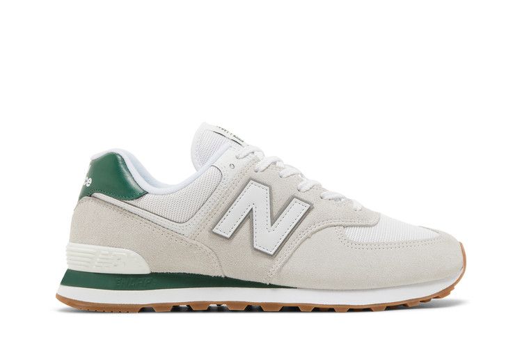 New Balance 574 'White Green Gum'