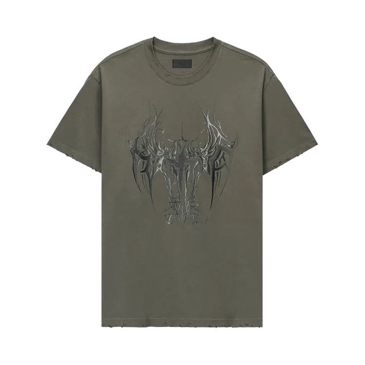 RtA Colin Oversized Short-Sleeve Tee 'Olive Cyber Sigilism'