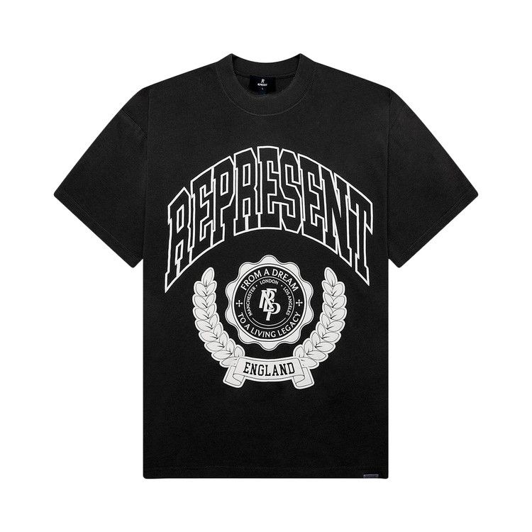 Represent Clo Legacy Crest Tee 'Stained Black'