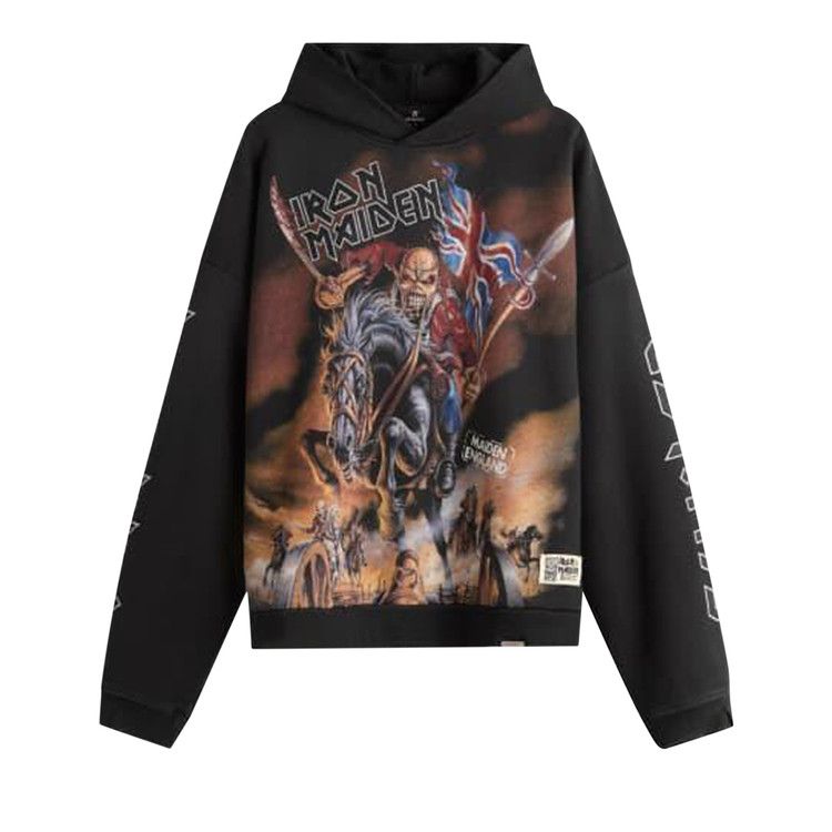 Represent Clo Iron Maiden X Steed Hoodie 'Black'