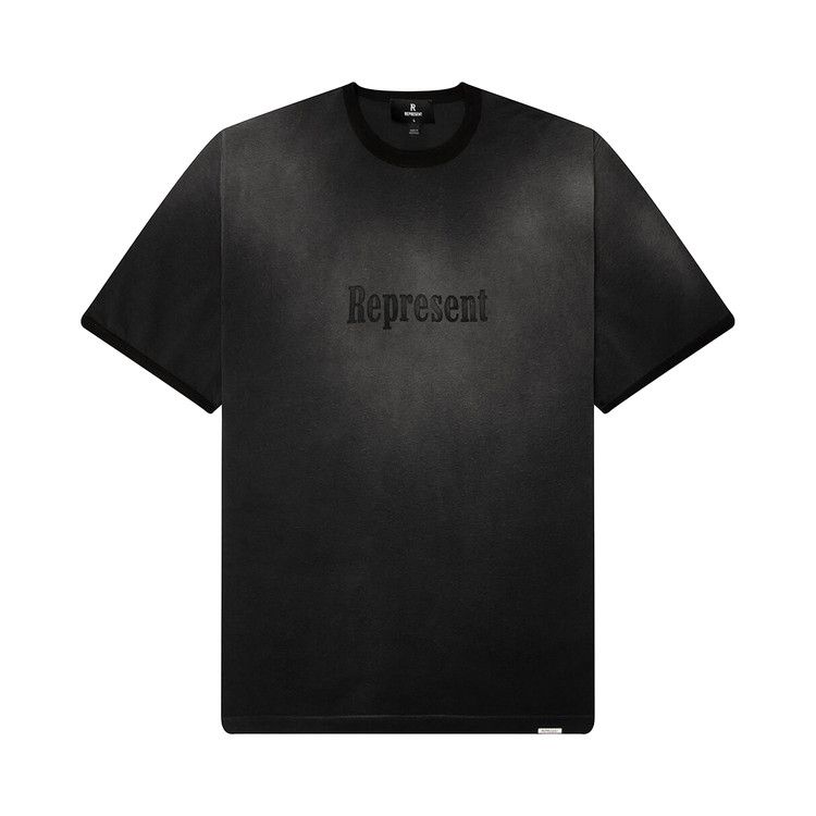 Represent Clo Ringer T-Shirt 'Stained Black'