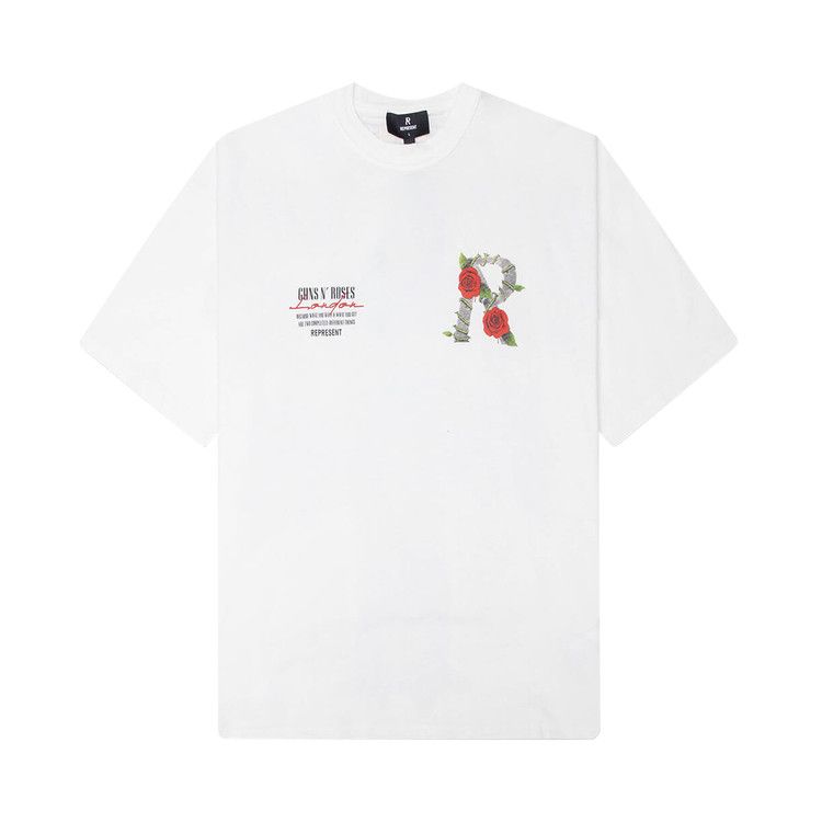 Represent Clo x Guns N' Roses Tour T-Shirt 'Flat White'