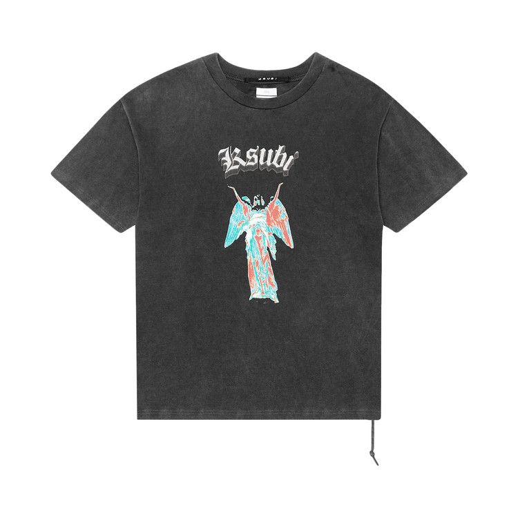 Ksubi Angelik Ekcess T-Shirt 'Acid Black'