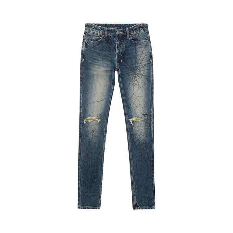 Ksubi Van Winkle Mid-Rise Skinny Jean 'Gasoline Lies'