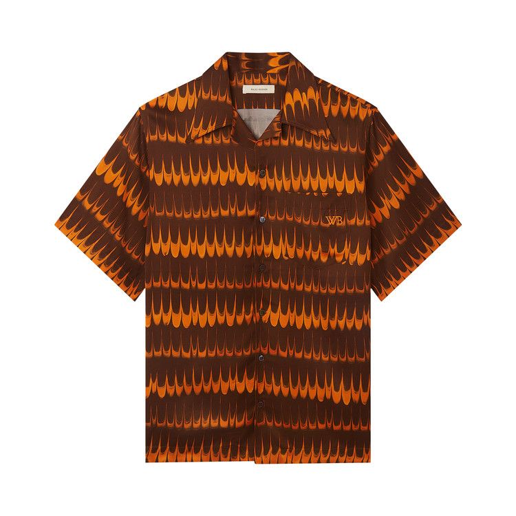 Wales Bonner Rhythm Shirt 'Brown/Orange'