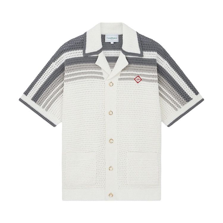 Casablanca Crochet Shirt 'White'